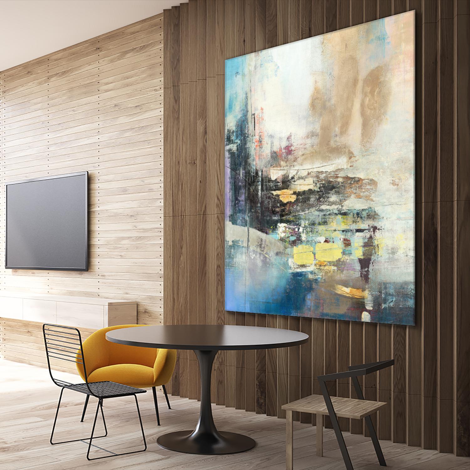 Awaken I by Nancy Ngo on GIANT ART - blues abstract