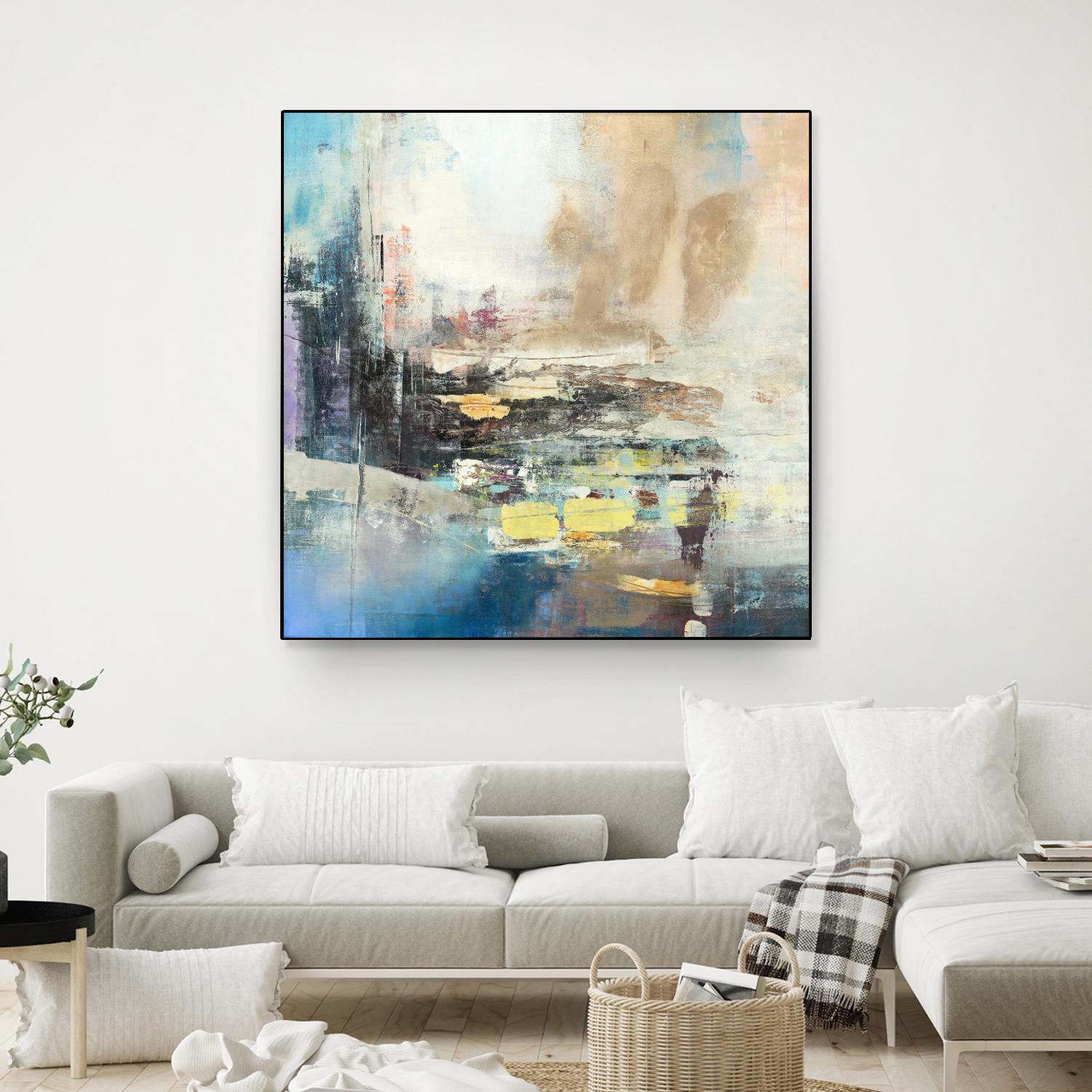 Awaken I by Nancy Ngo on GIANT ART - blues abstract