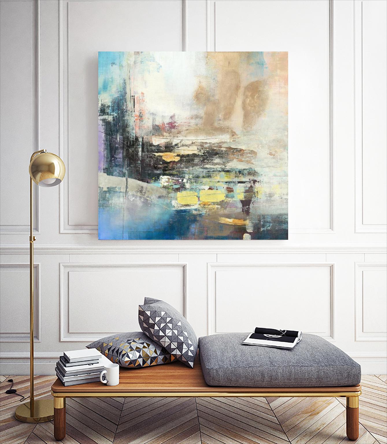 Awaken I by Nancy Ngo on GIANT ART - blues abstract