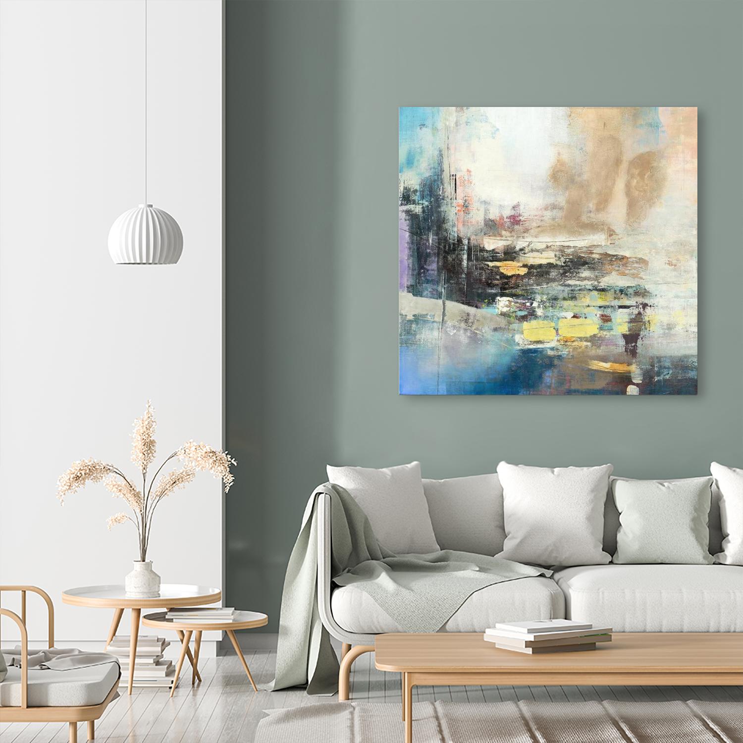 Awaken I by Nancy Ngo on GIANT ART - blues abstract