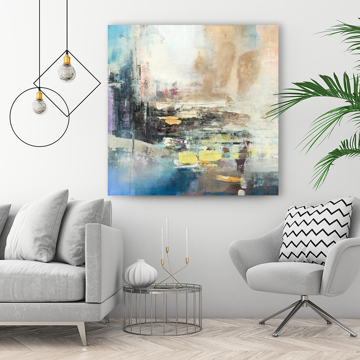 Awaken I by Nancy Ngo on GIANT ART - blues abstract