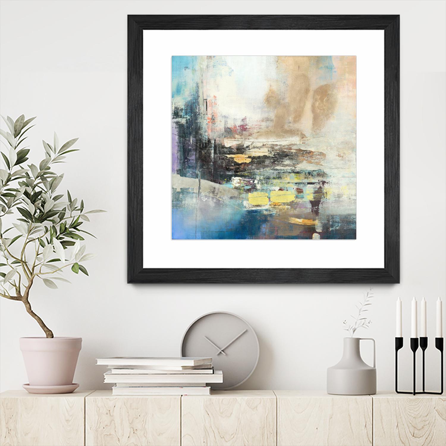 Awaken I by Nancy Ngo on GIANT ART - blues abstract