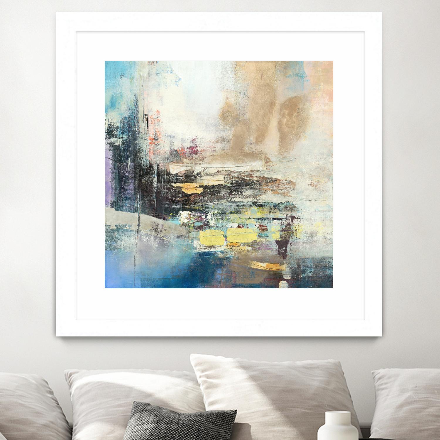 Awaken I by Nancy Ngo on GIANT ART - blues abstract