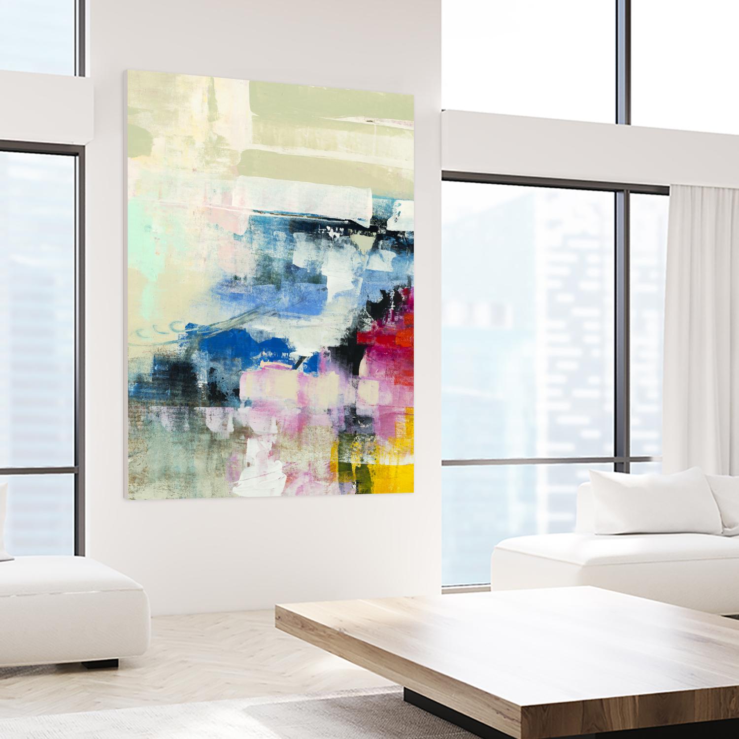 Escape Route I by Nancy Ngo on GIANT ART - blues abstract