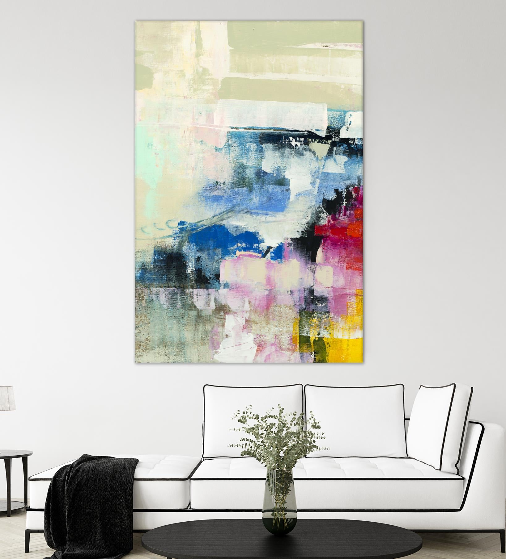 Escape Route I by Nancy Ngo on GIANT ART - blues abstract