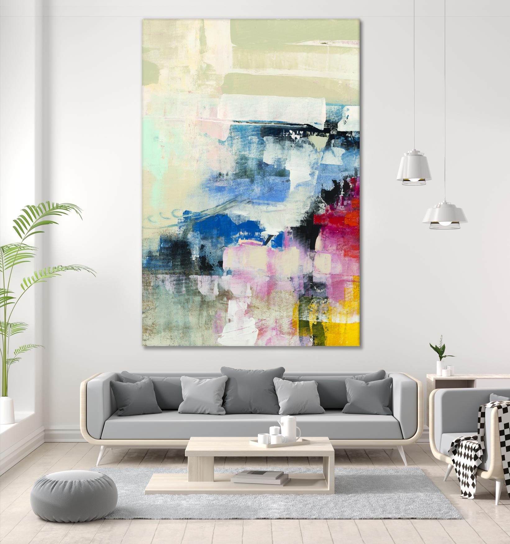 Escape Route I by Nancy Ngo on GIANT ART - blues abstract