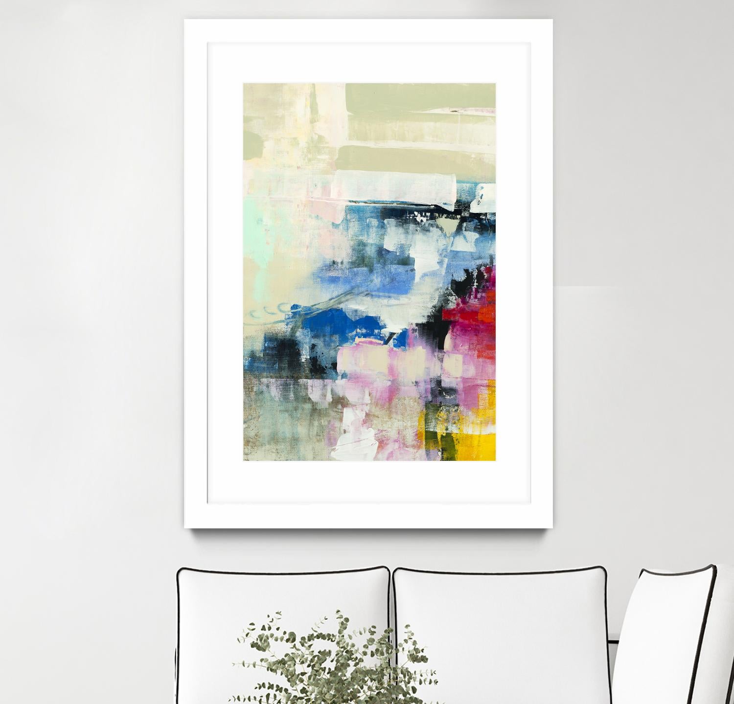 Escape Route I by Nancy Ngo on GIANT ART - blues abstract