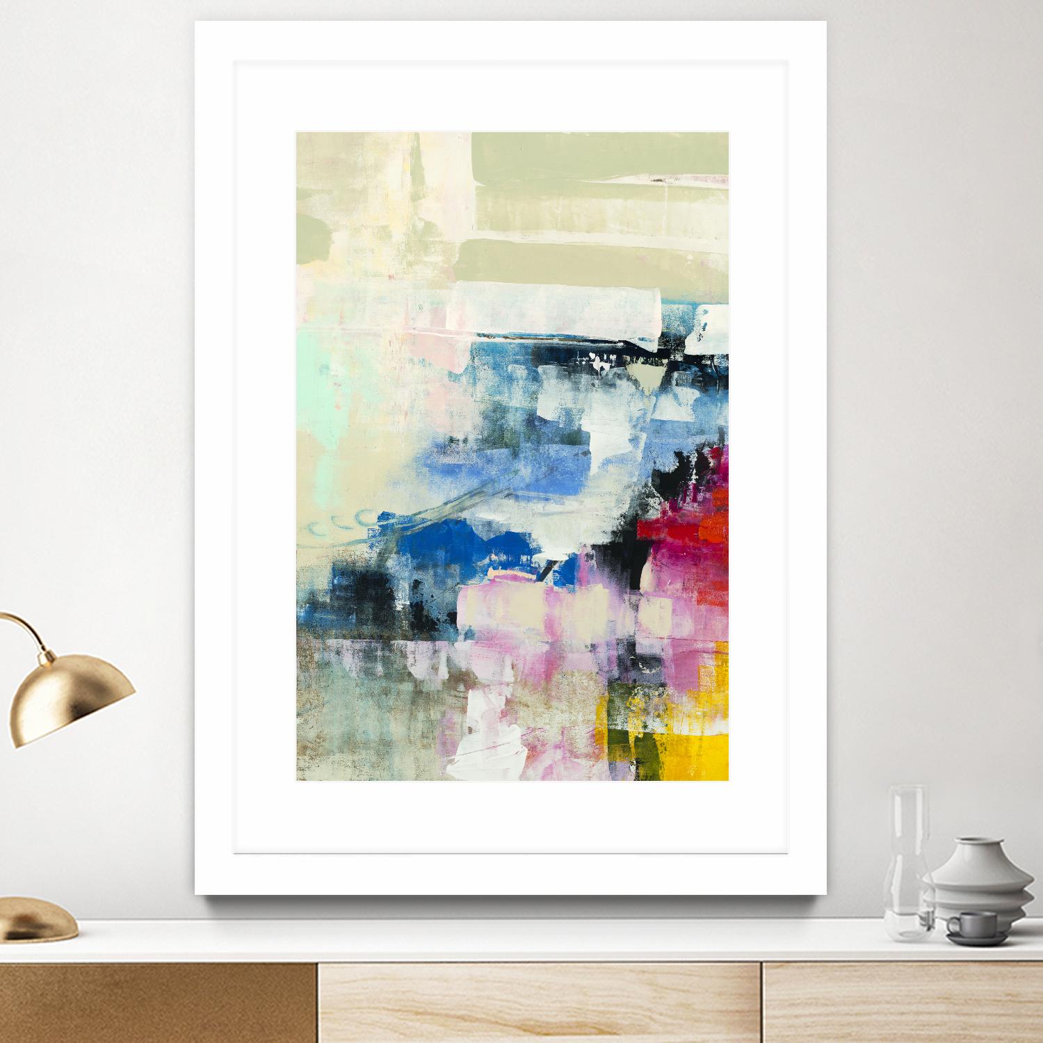 Escape Route I by Nancy Ngo on GIANT ART - blues abstract