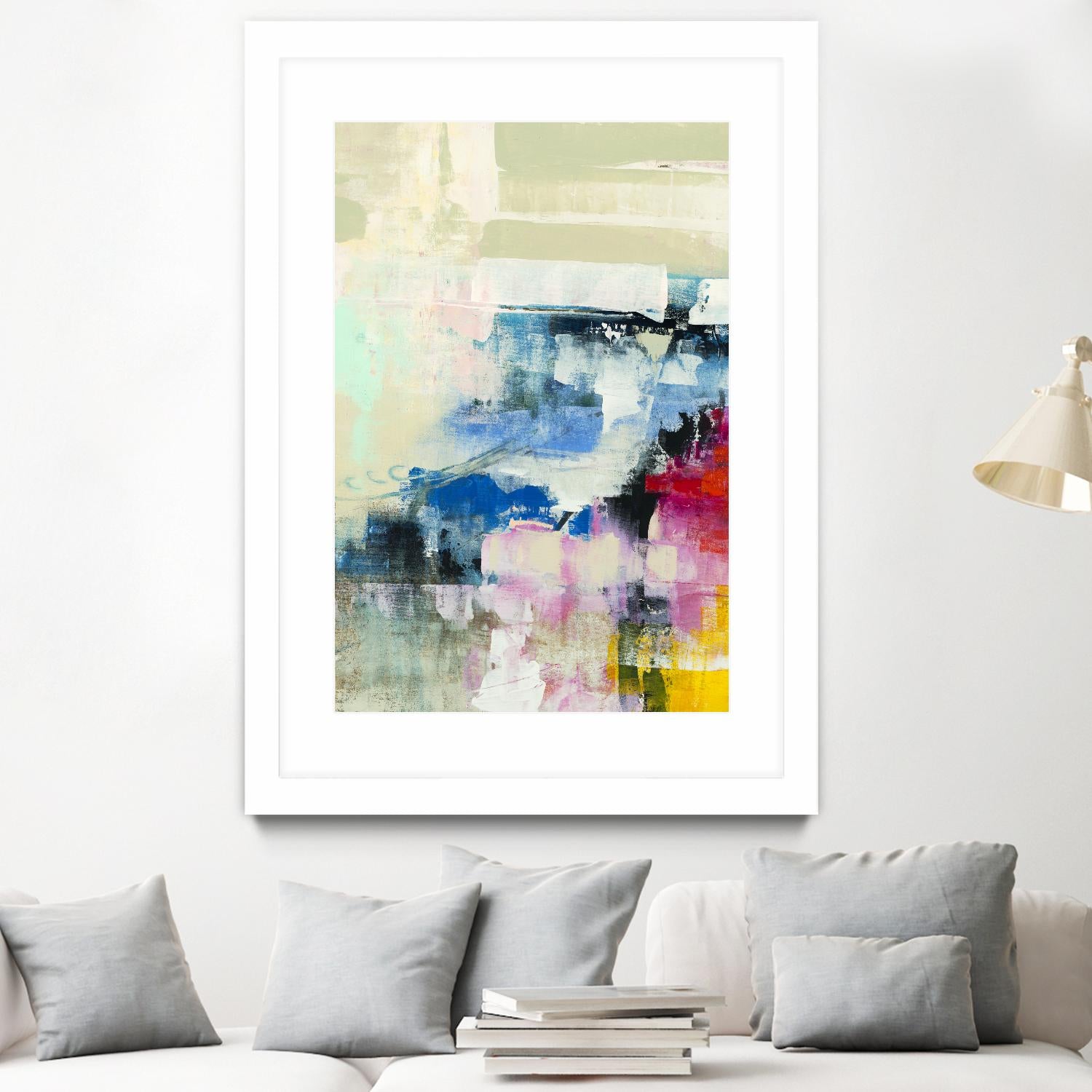 Escape Route I by Nancy Ngo on GIANT ART - blues abstract