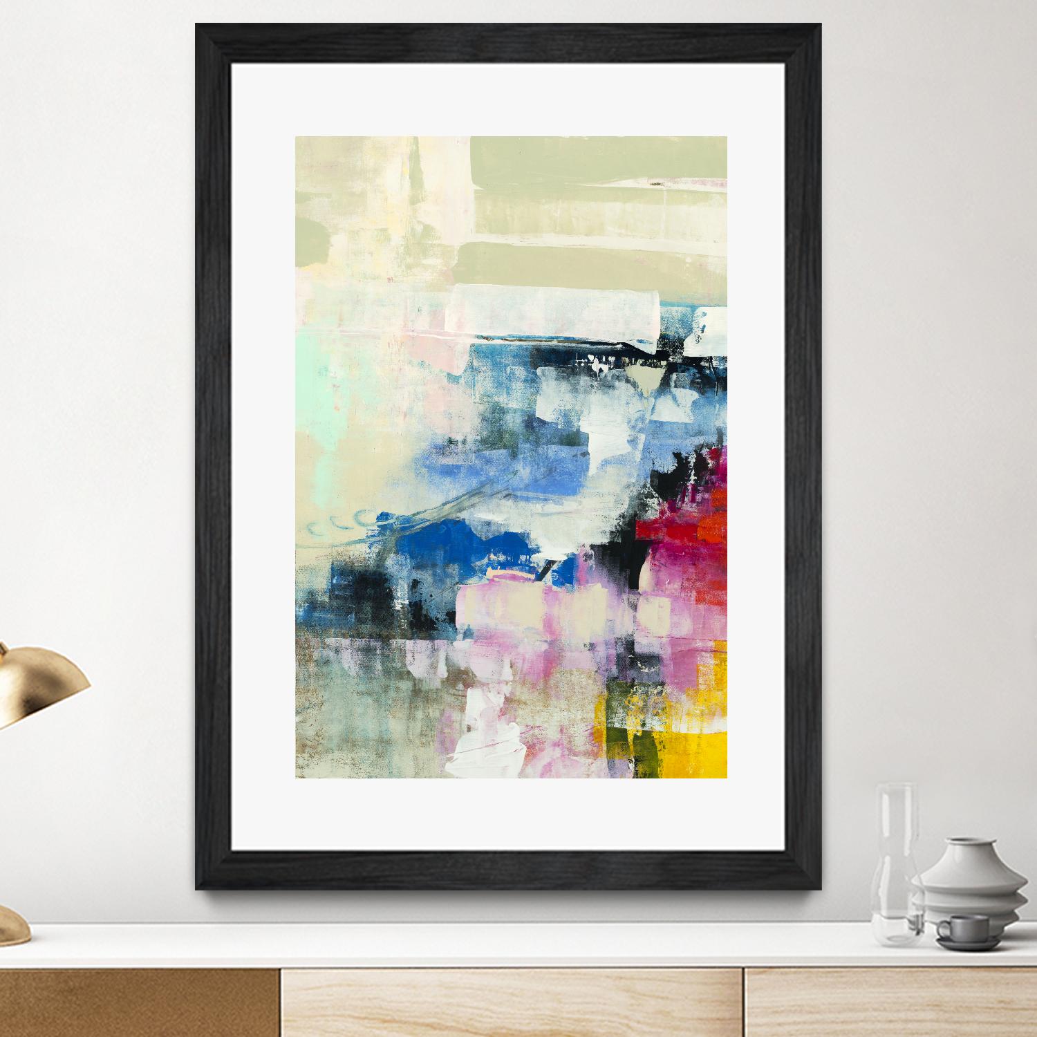 Escape Route I by Nancy Ngo on GIANT ART - blues abstract