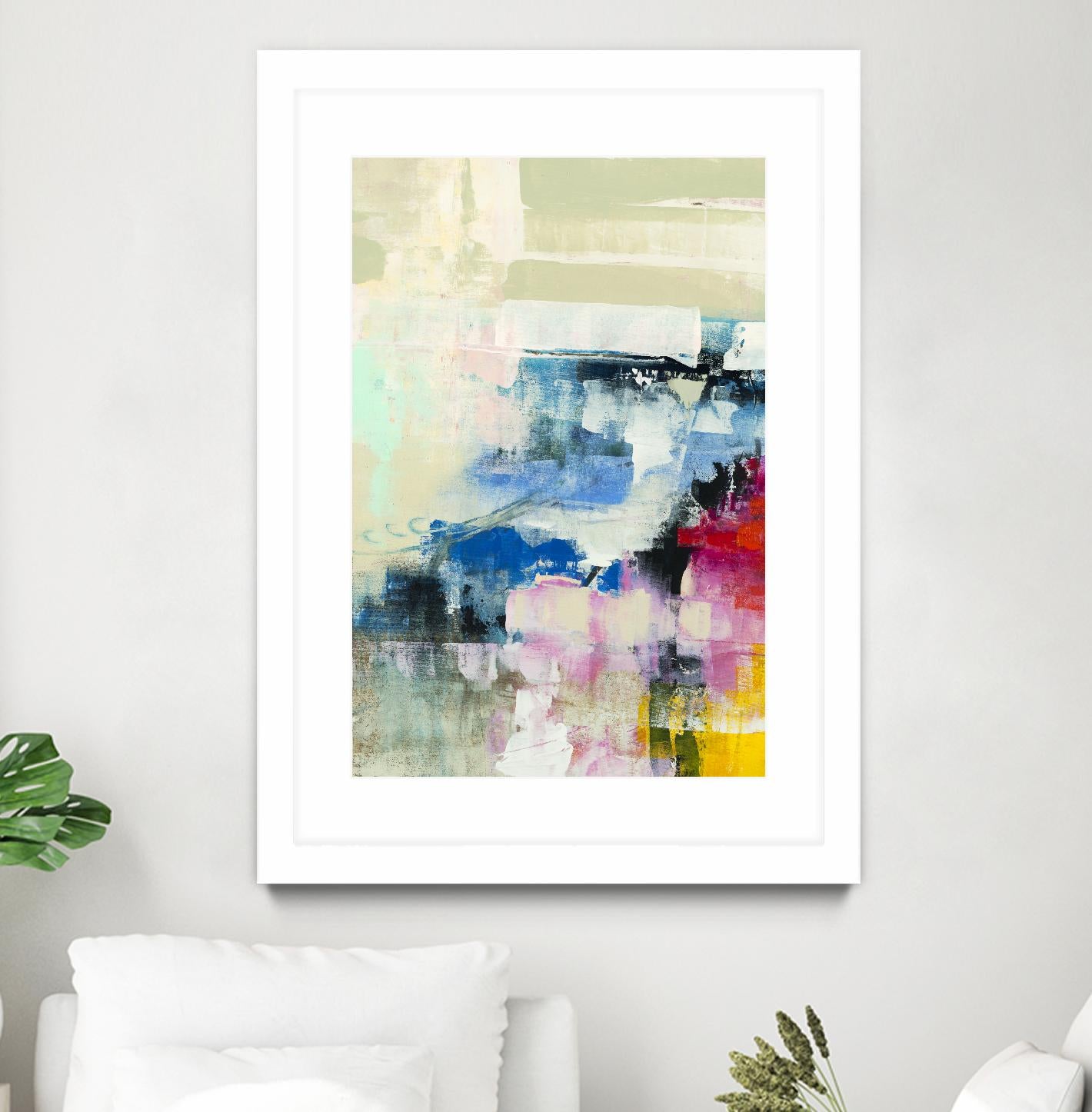 Escape Route I by Nancy Ngo on GIANT ART - blues abstract