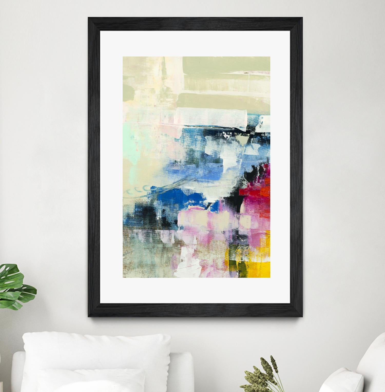 Escape Route I by Nancy Ngo on GIANT ART - blues abstract