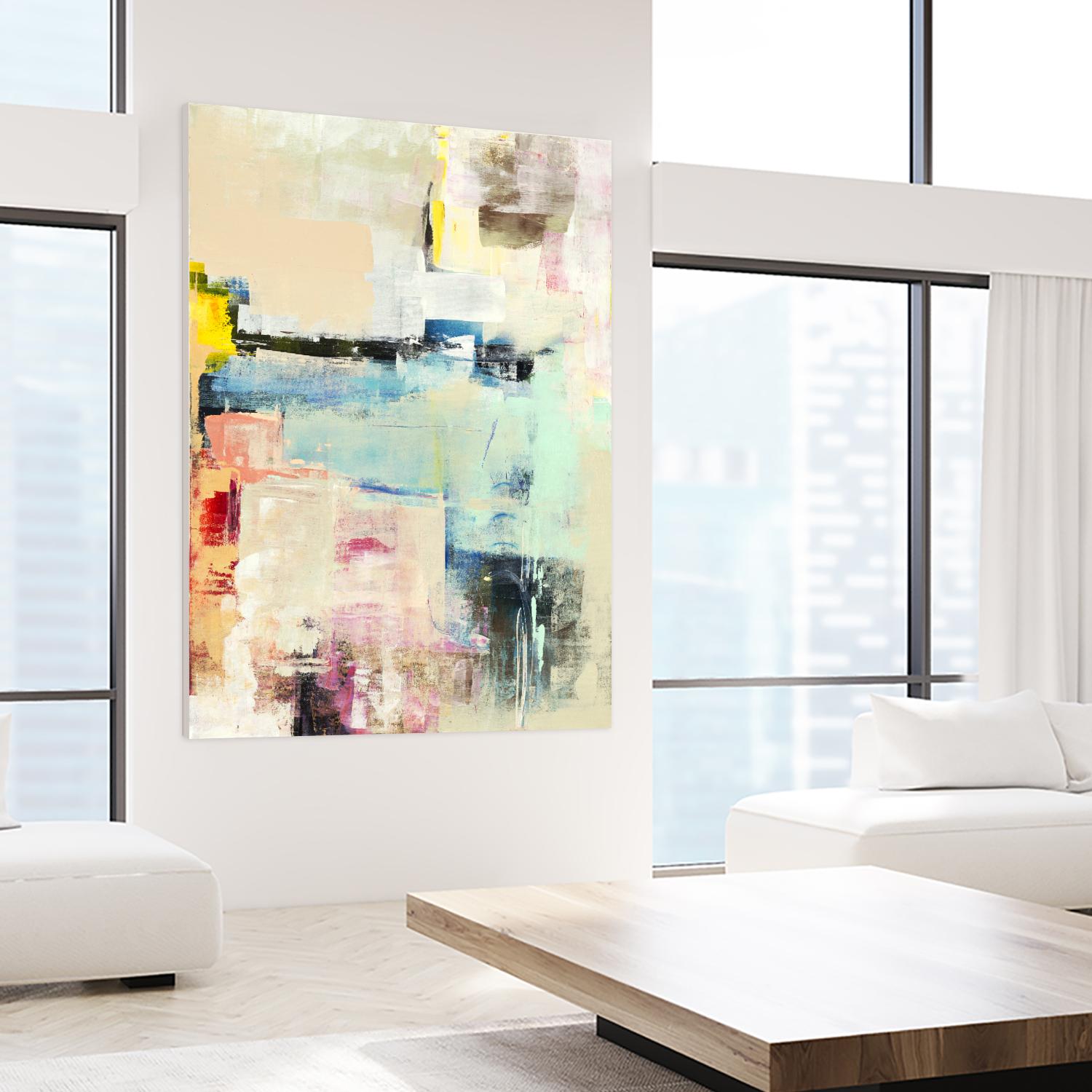 Escape Route II by Nancy Ngo on GIANT ART - blues abstract