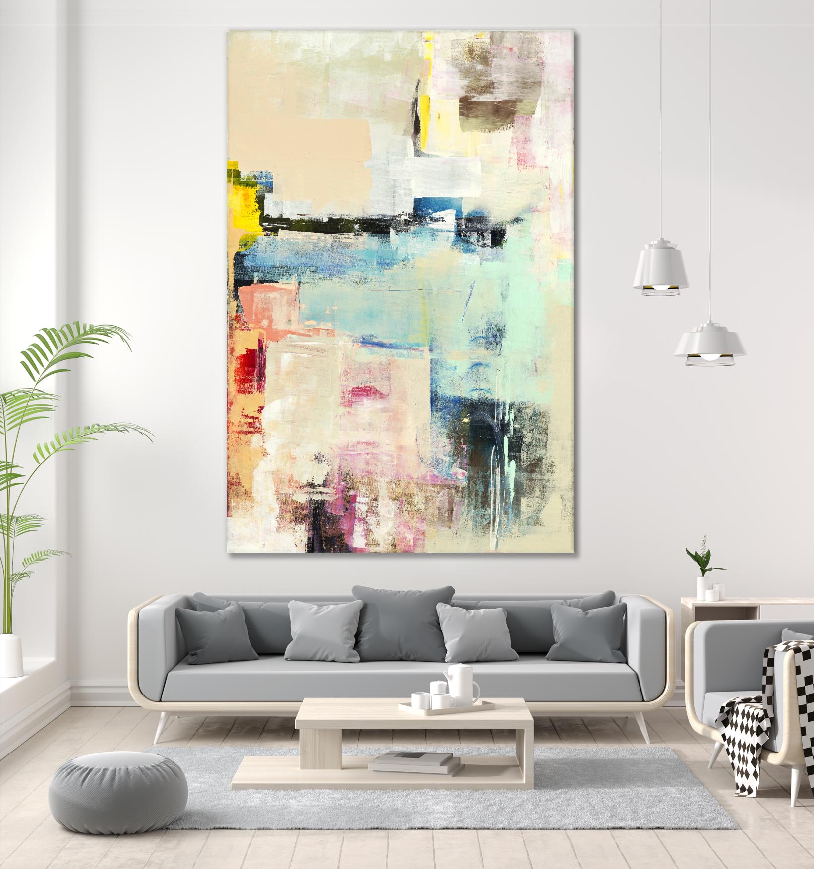 Escape Route II by Nancy Ngo on GIANT ART - blues abstract