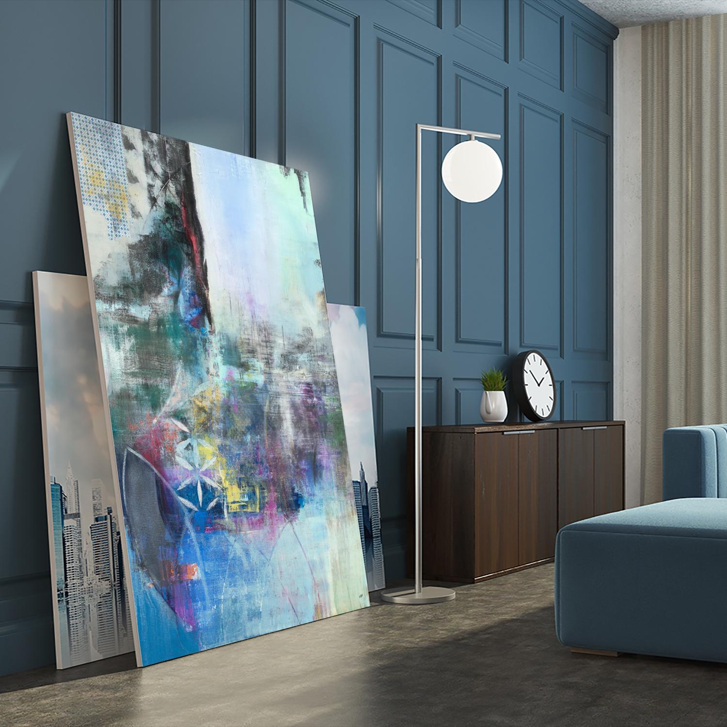 Enlightenment by Nancy Ngo on GIANT ART - blues abstract