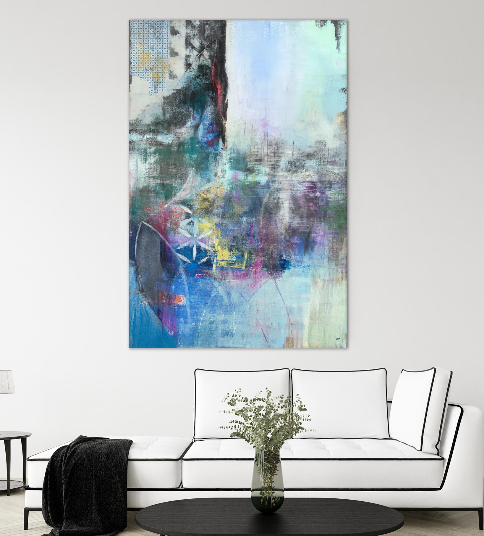 Enlightenment by Nancy Ngo on GIANT ART - blues abstract