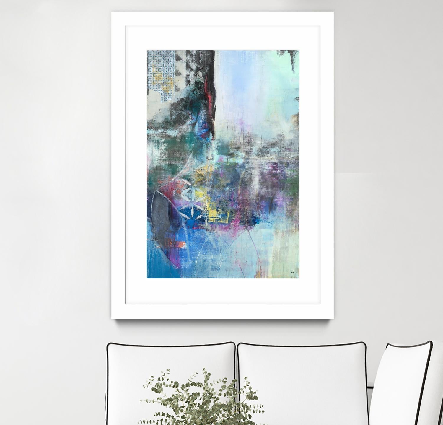 Enlightenment by Nancy Ngo on GIANT ART - blues abstract