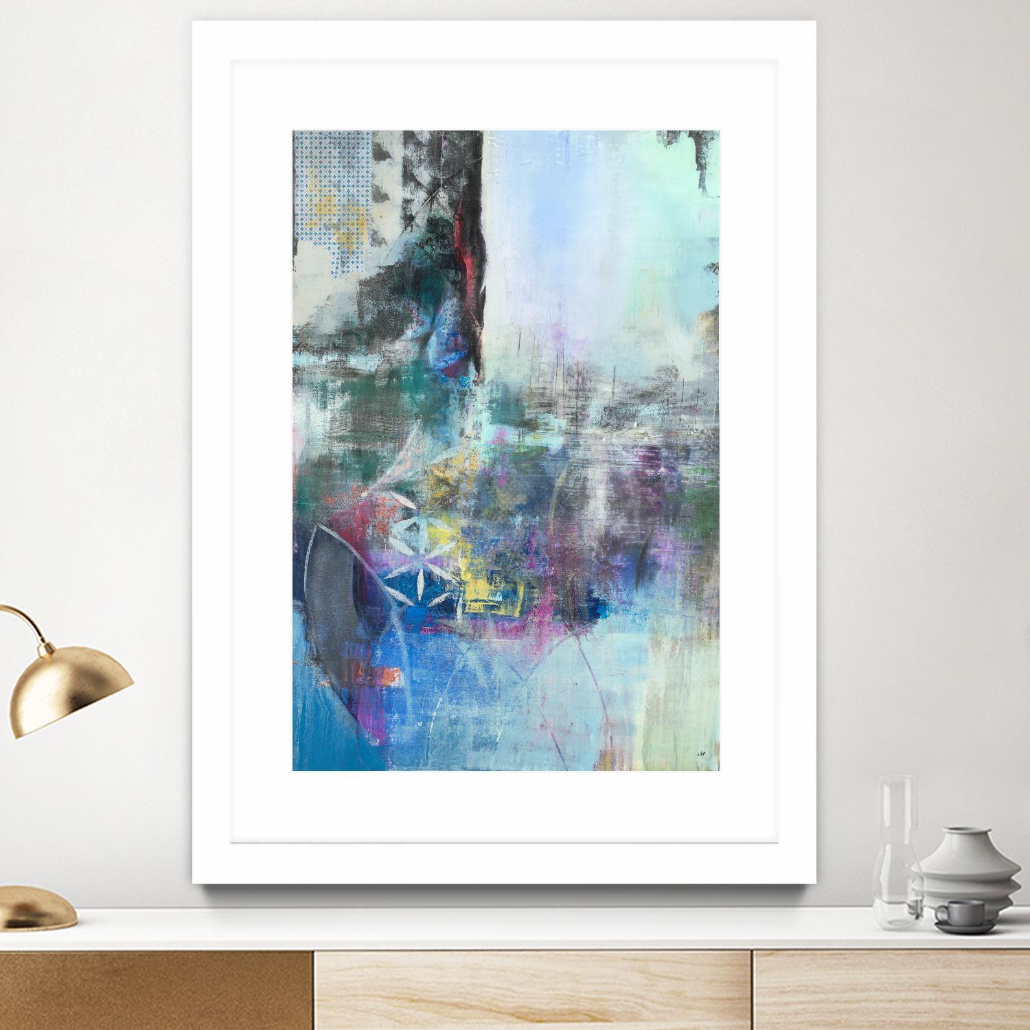 Enlightenment by Nancy Ngo on GIANT ART - blues abstract