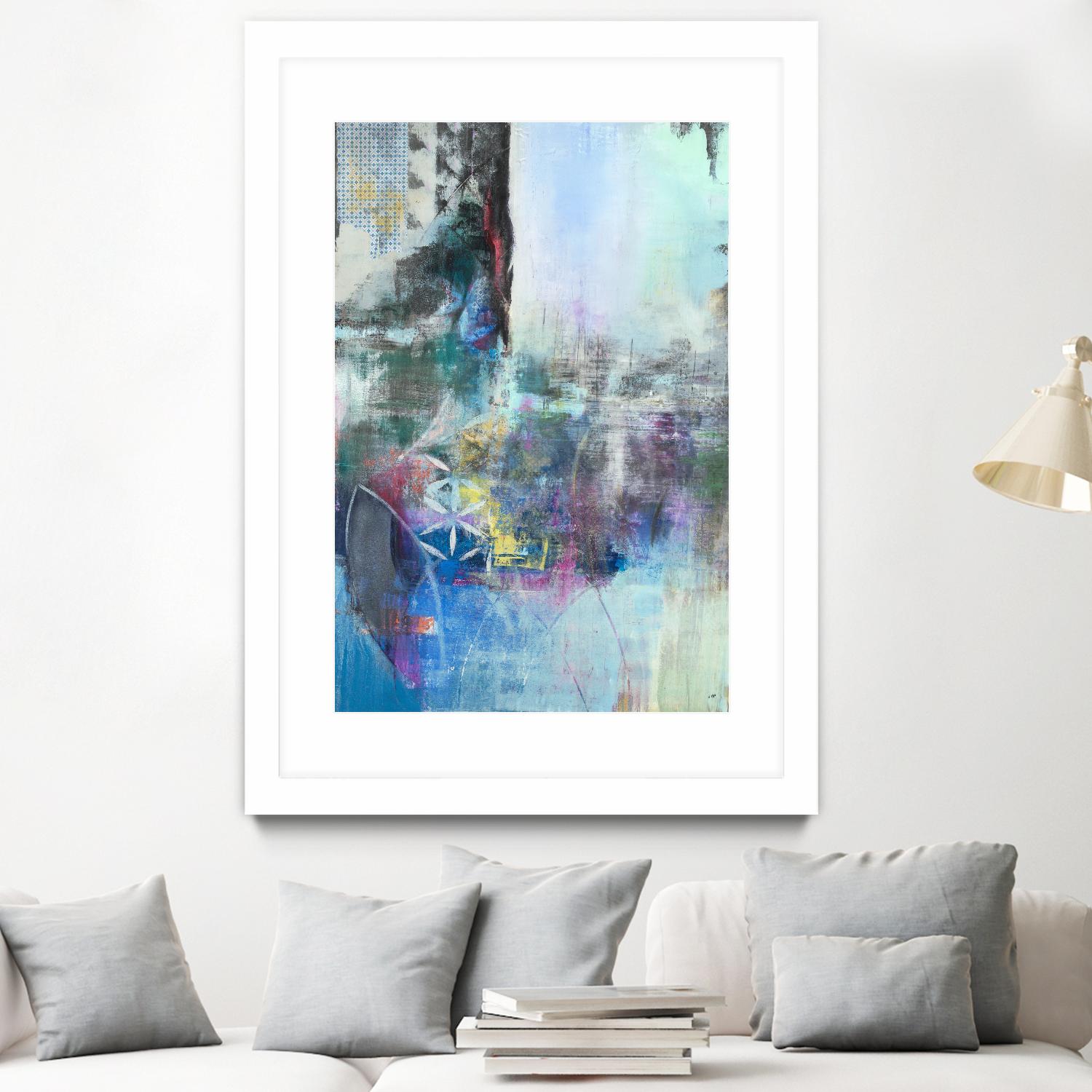 Enlightenment by Nancy Ngo on GIANT ART - blues abstract