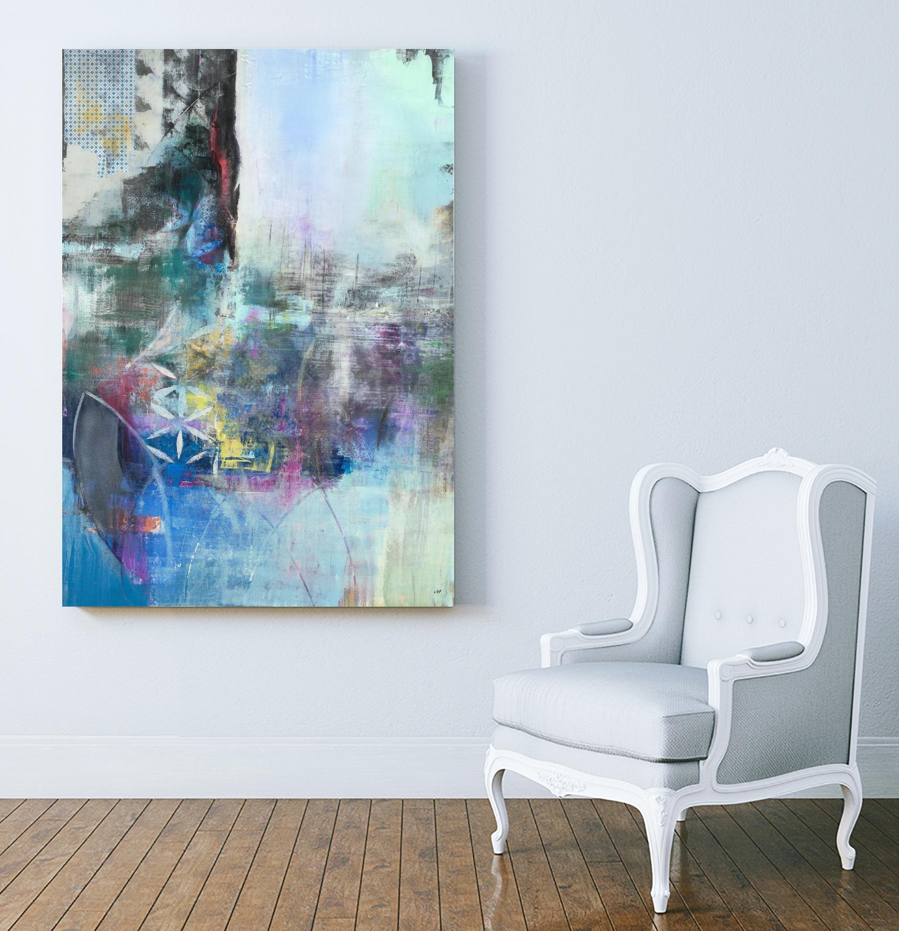 Enlightenment by Nancy Ngo on GIANT ART - blues abstract