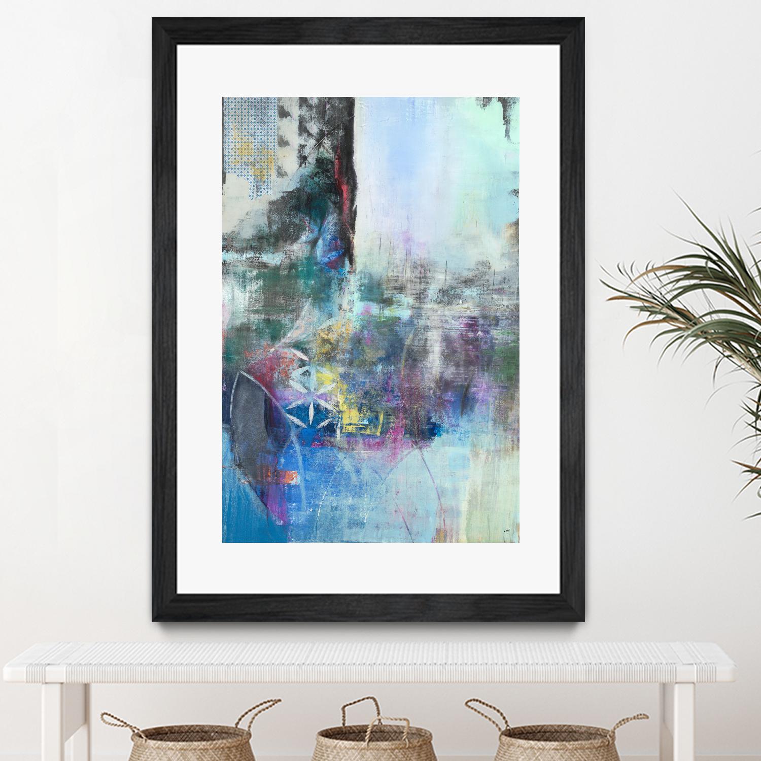 Enlightenment by Nancy Ngo on GIANT ART - blues abstract