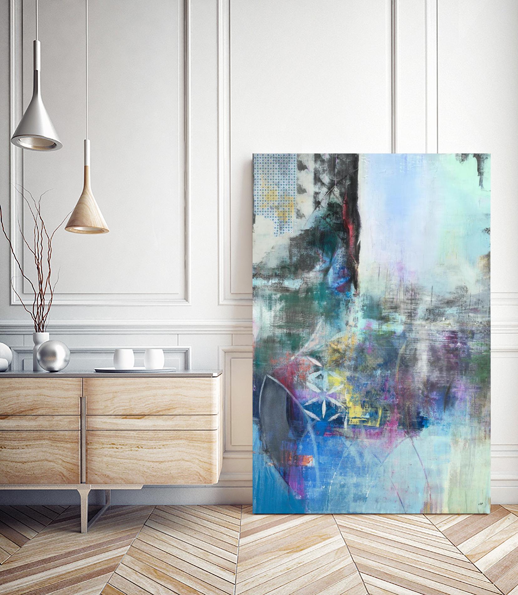 Enlightenment by Nancy Ngo on GIANT ART - blues abstract