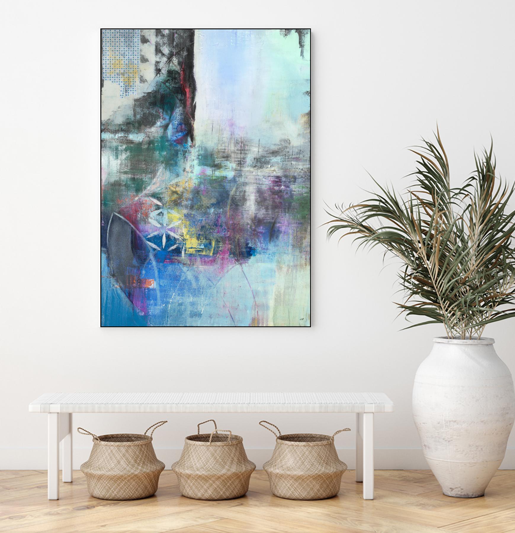 Enlightenment by Nancy Ngo on GIANT ART - blues abstract