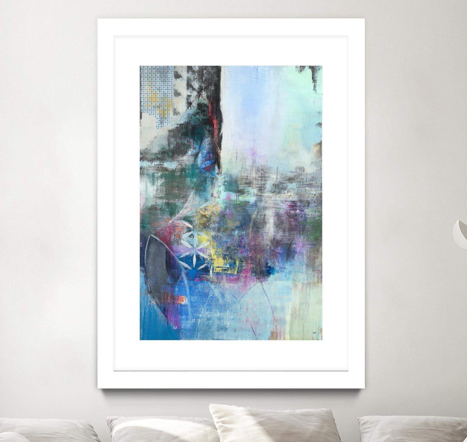 Enlightenment by Nancy Ngo on GIANT ART - blues abstract