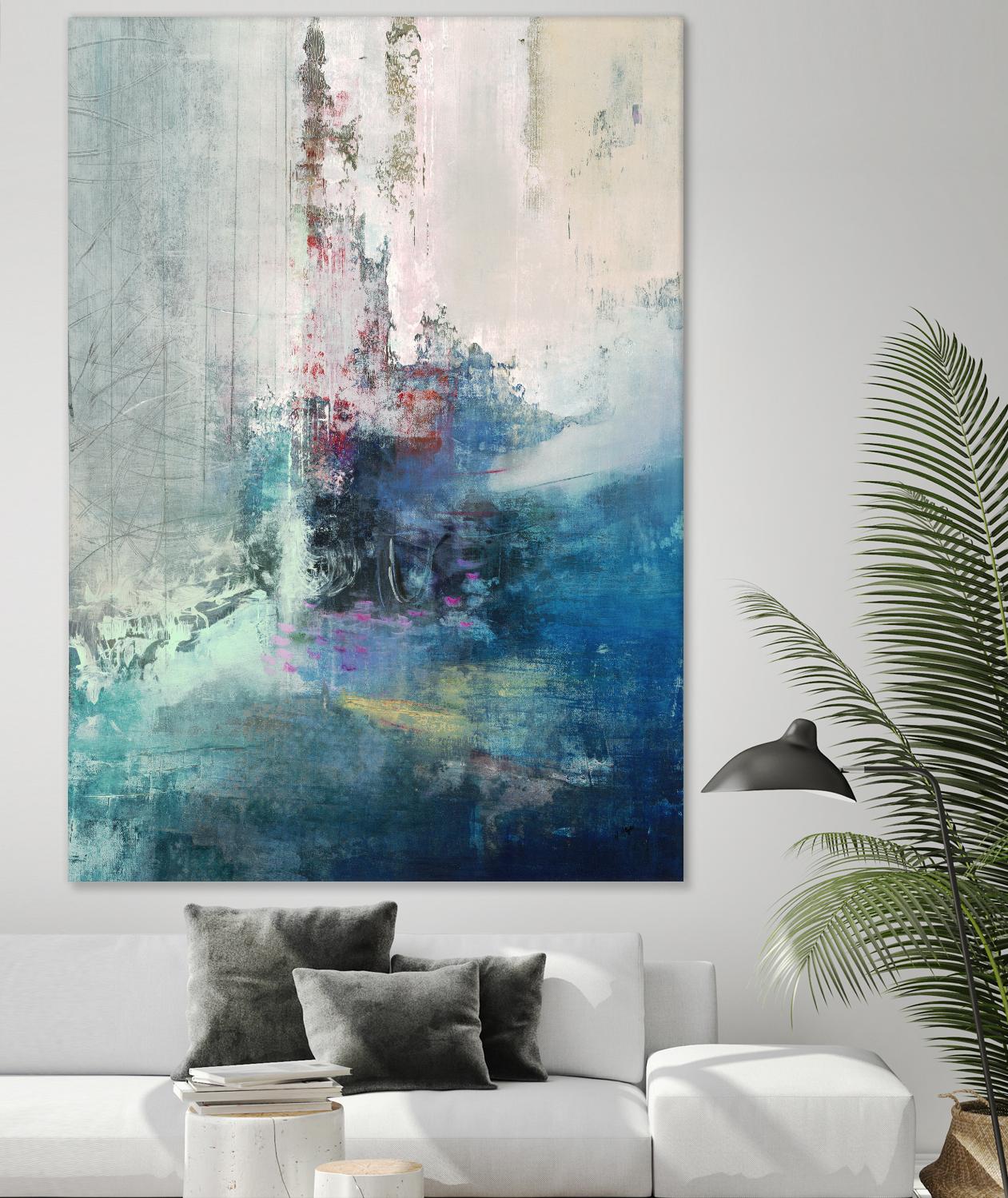 Longing I by Nancy Ngo on GIANT ART - blues abstract