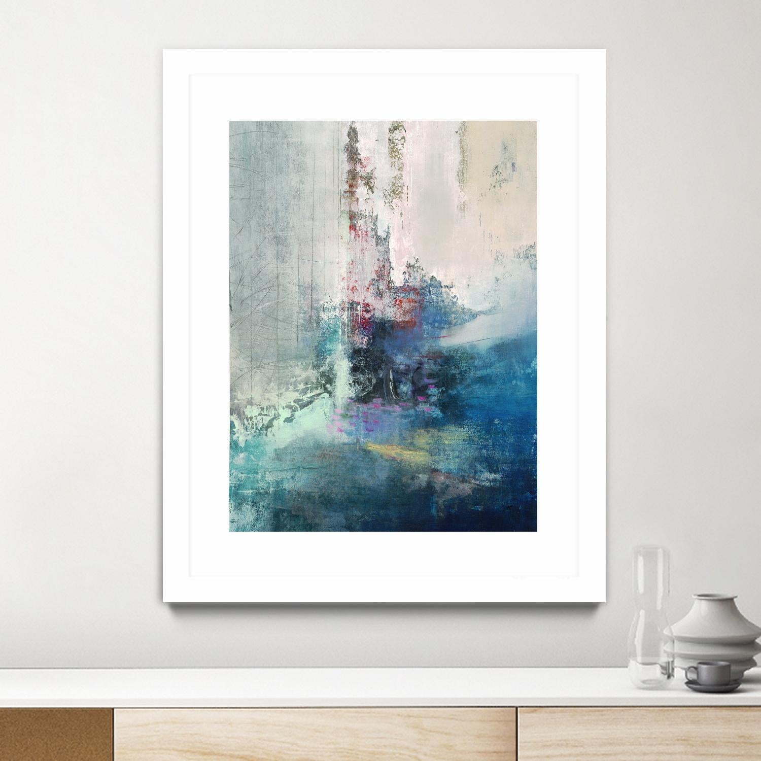 Longing I by Nancy Ngo on GIANT ART - blues abstract