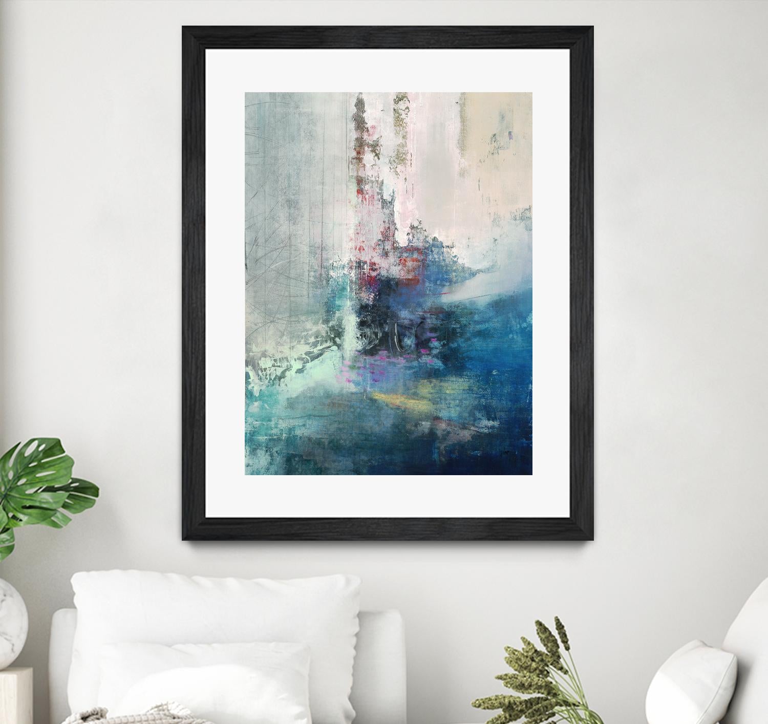 Longing I by Nancy Ngo on GIANT ART - blues abstract