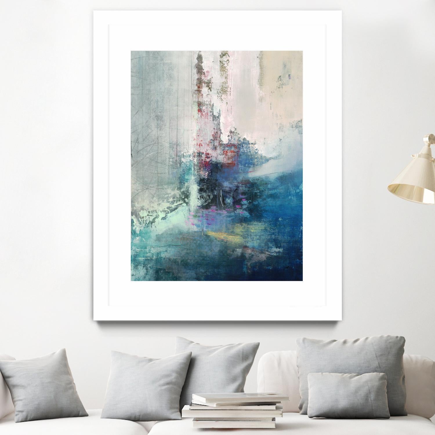 Longing I by Nancy Ngo on GIANT ART - blues abstract