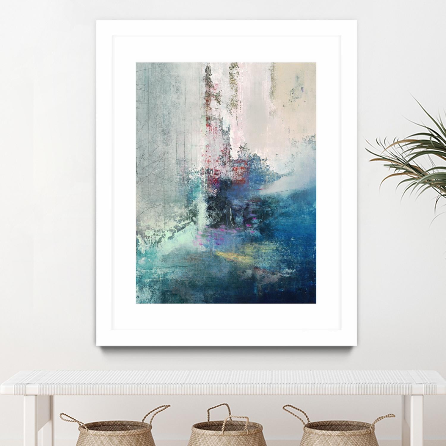 Longing I by Nancy Ngo on GIANT ART - blues abstract