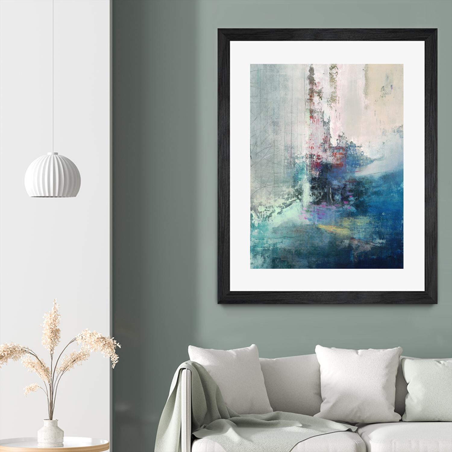 Longing I by Nancy Ngo on GIANT ART - blues abstract