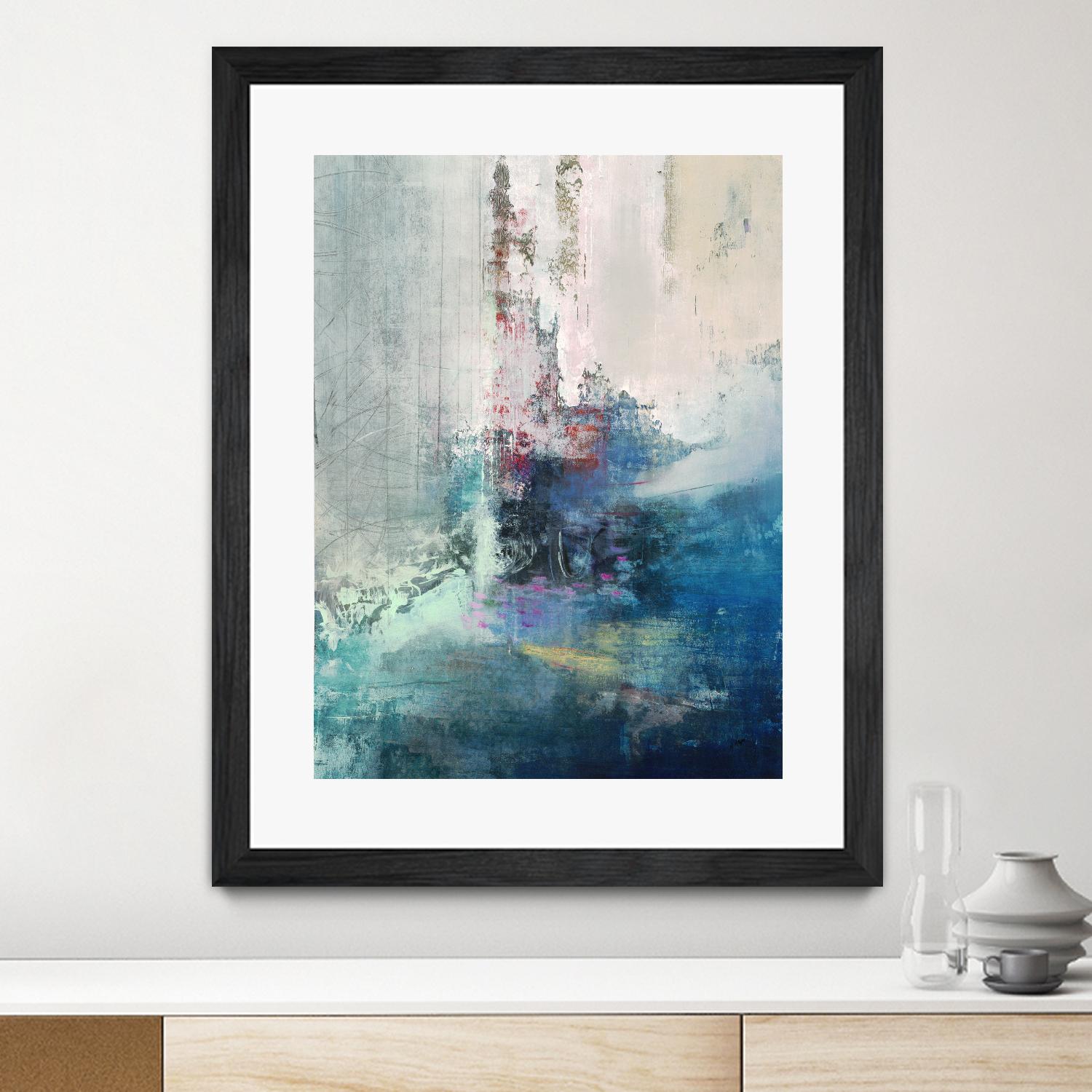 Longing I by Nancy Ngo on GIANT ART - blues abstract