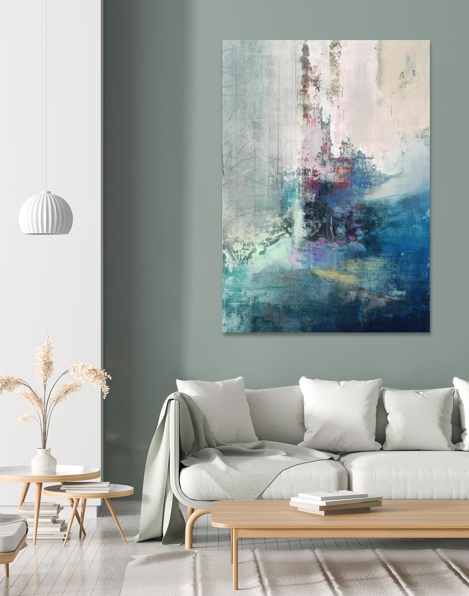 Longing I by Nancy Ngo on GIANT ART - blues abstract