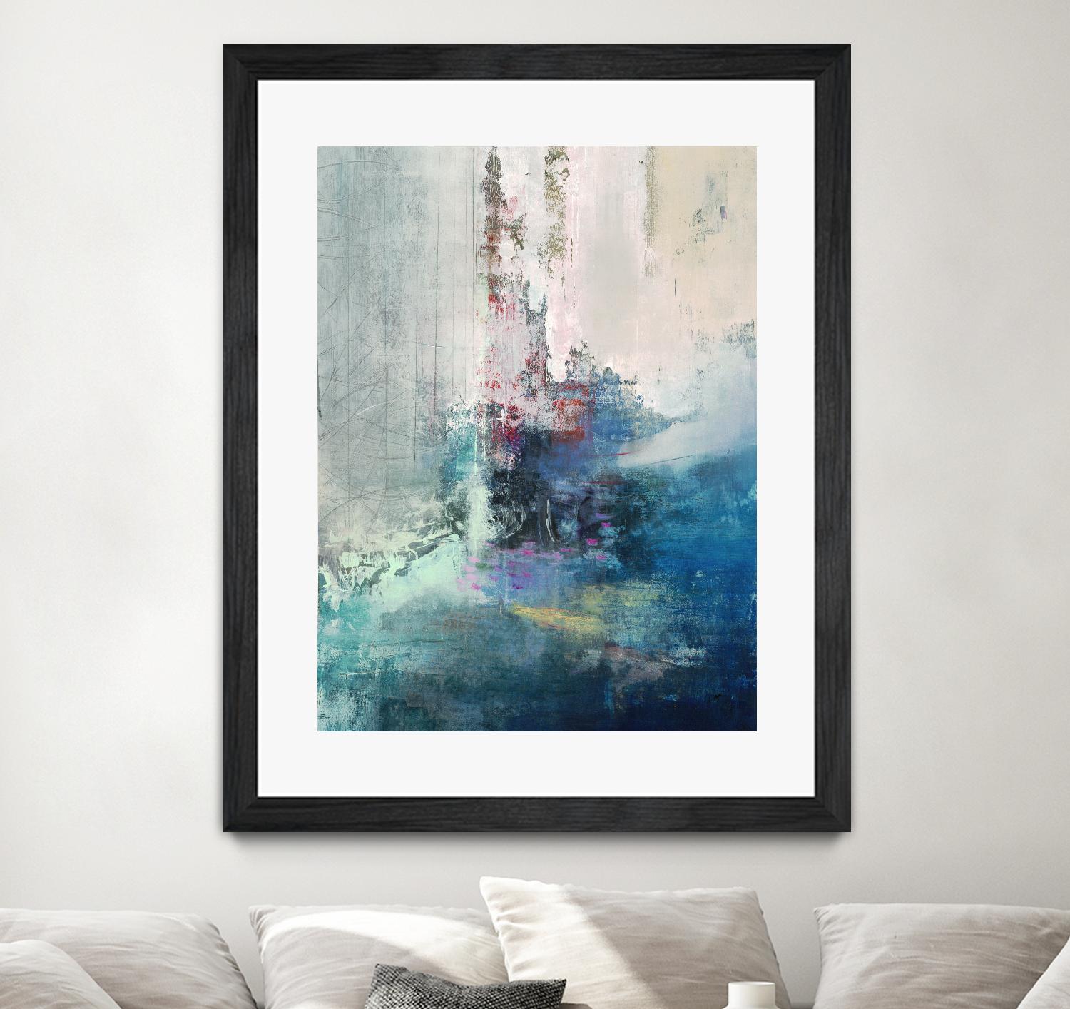 Longing I by Nancy Ngo on GIANT ART - blues abstract