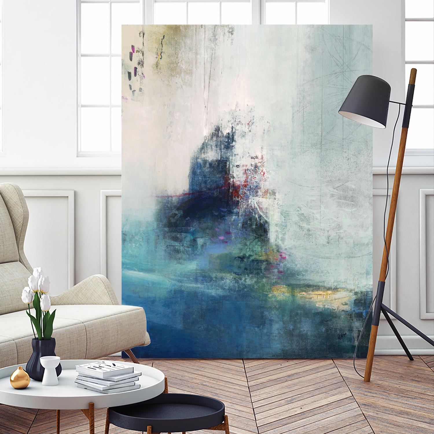 Longing II by Nancy Ngo on GIANT ART - blues abstract