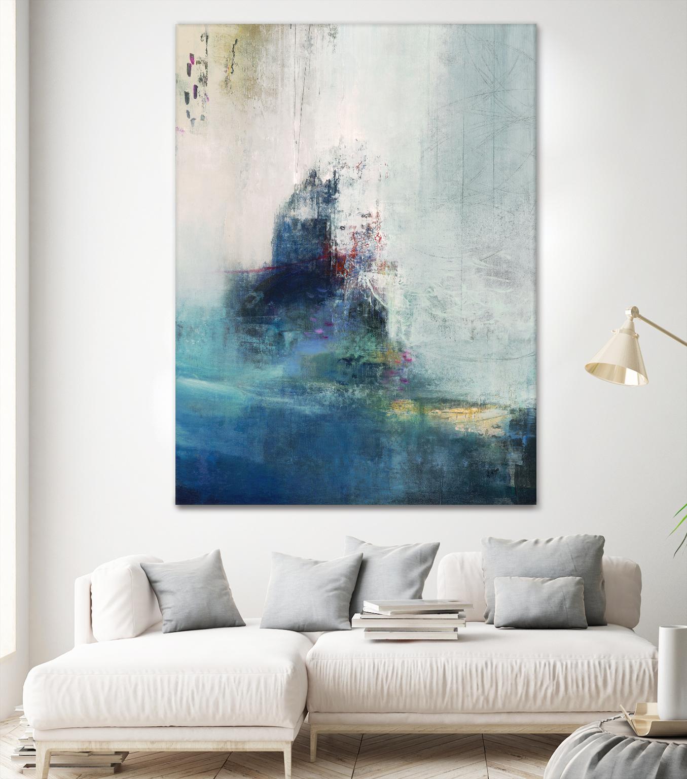 Longing II by Nancy Ngo on GIANT ART - blues abstract