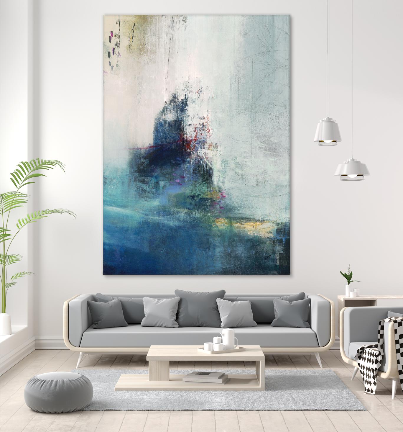 Longing II by Nancy Ngo on GIANT ART - blues abstract