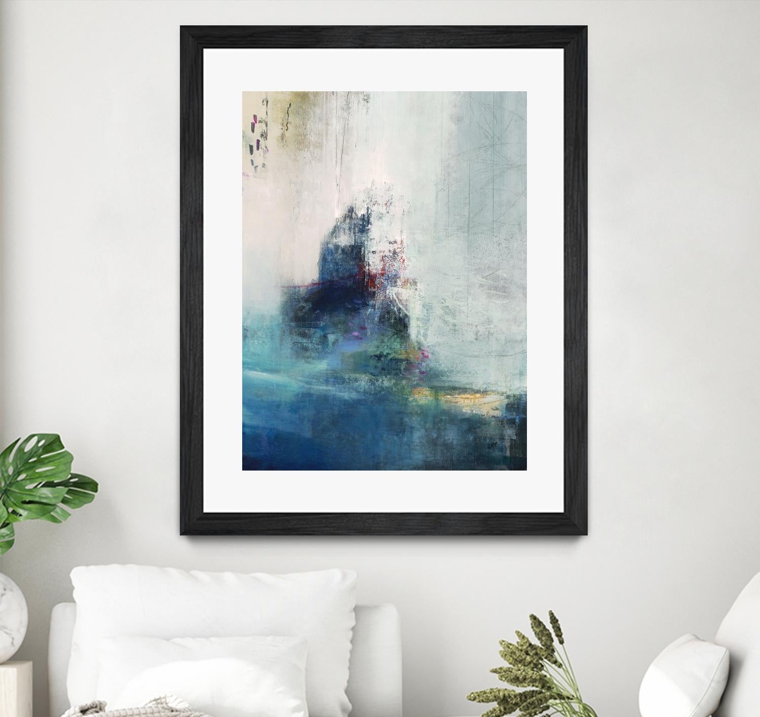 Longing II by Nancy Ngo on GIANT ART - blues abstract