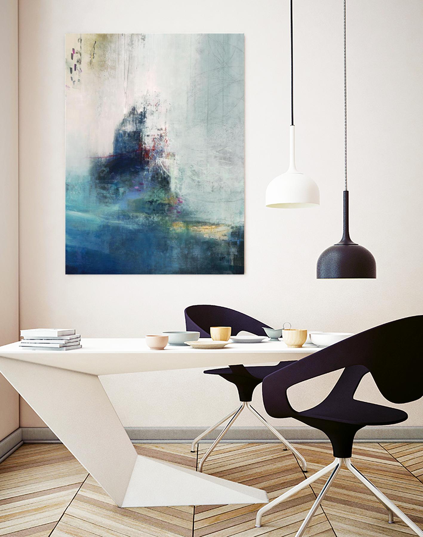 Longing II by Nancy Ngo on GIANT ART - blues abstract