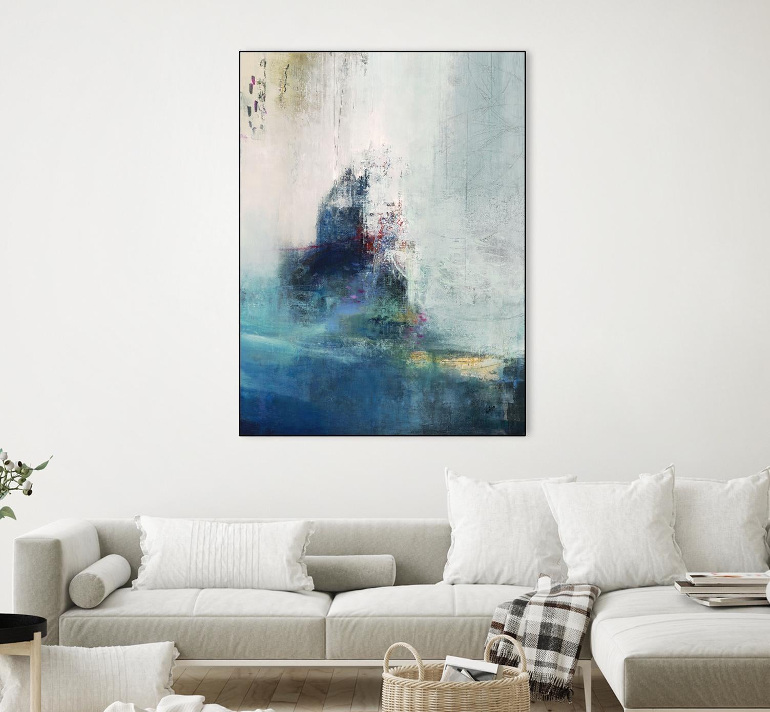 Longing II by Nancy Ngo on GIANT ART - blues abstract