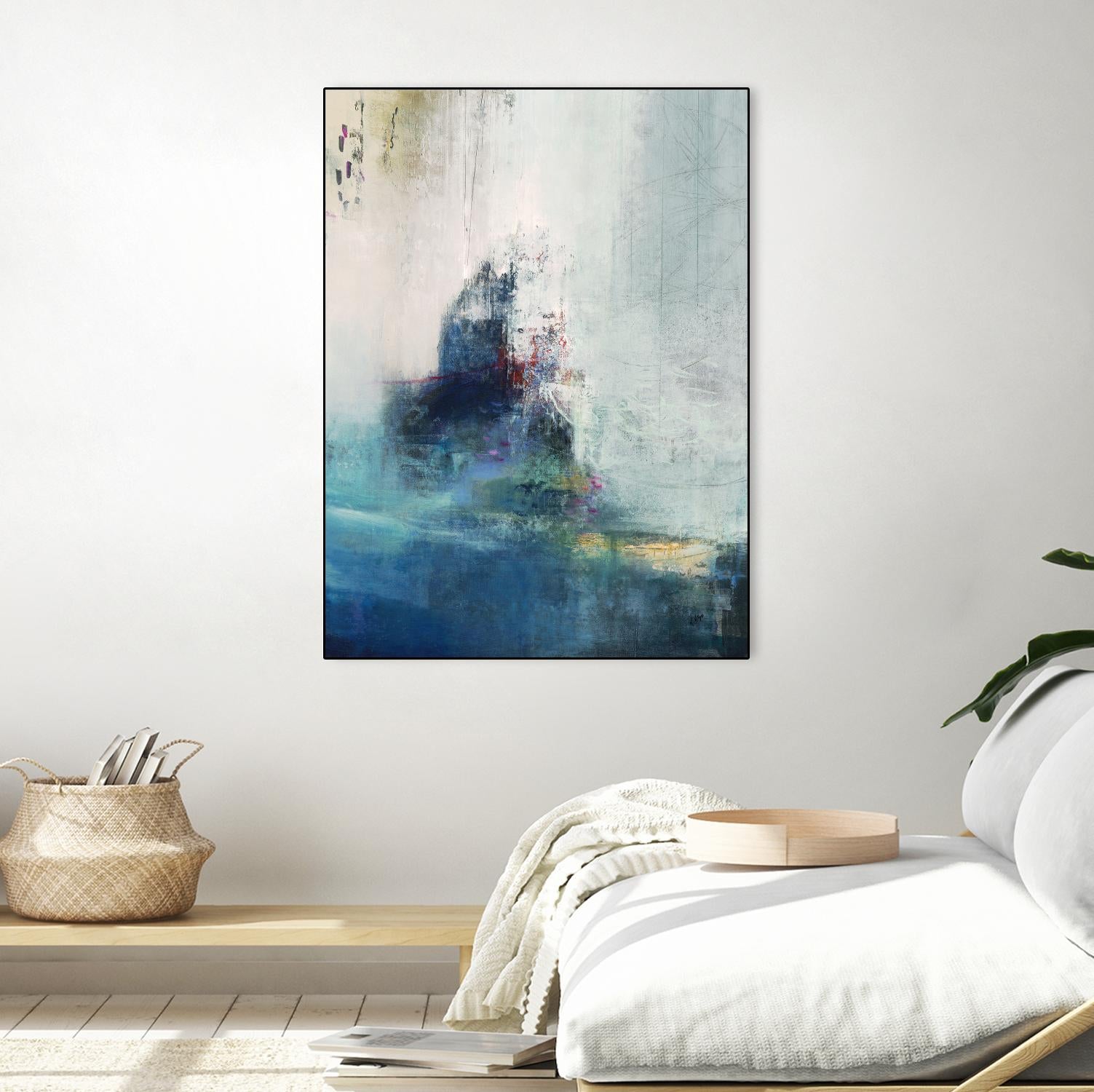 Longing II by Nancy Ngo on GIANT ART - blues abstract