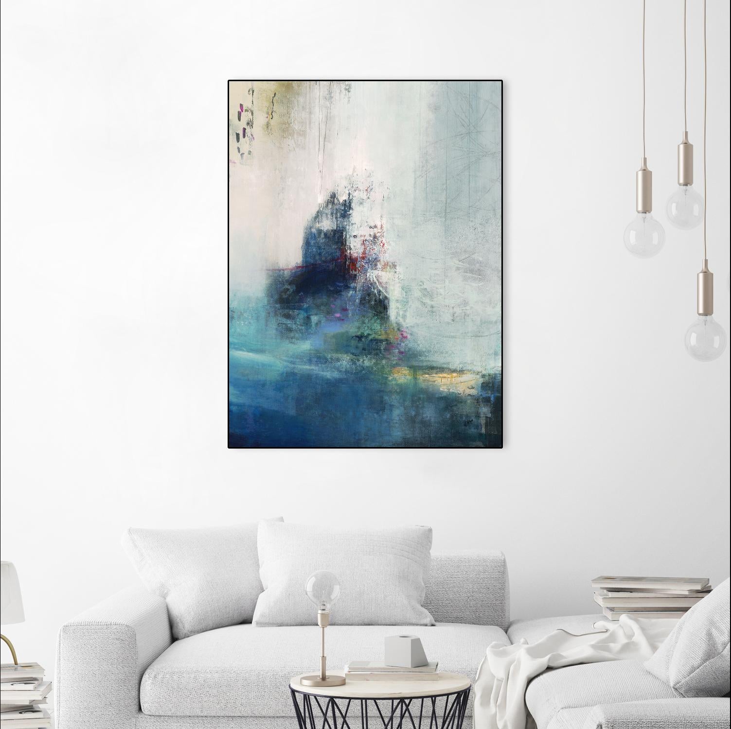 Longing II by Nancy Ngo on GIANT ART - blues abstract