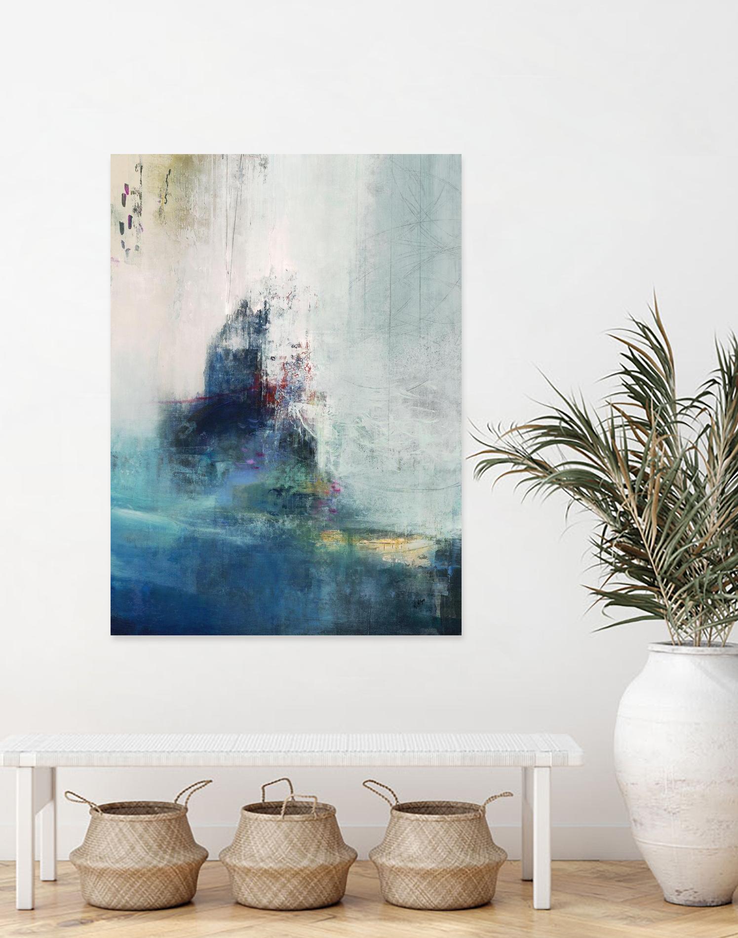 Longing II by Nancy Ngo on GIANT ART - blues abstract