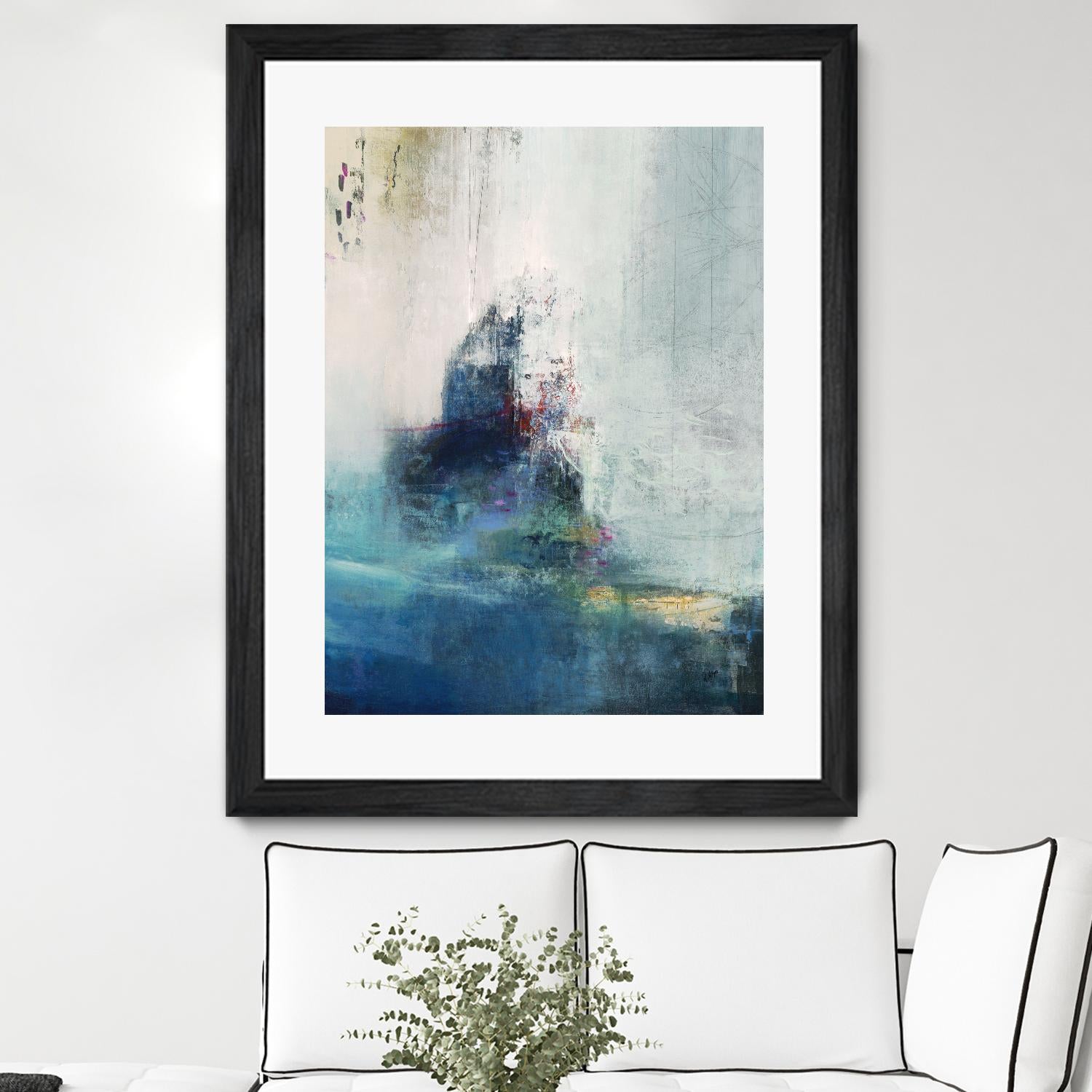 Longing II by Nancy Ngo on GIANT ART - blues abstract