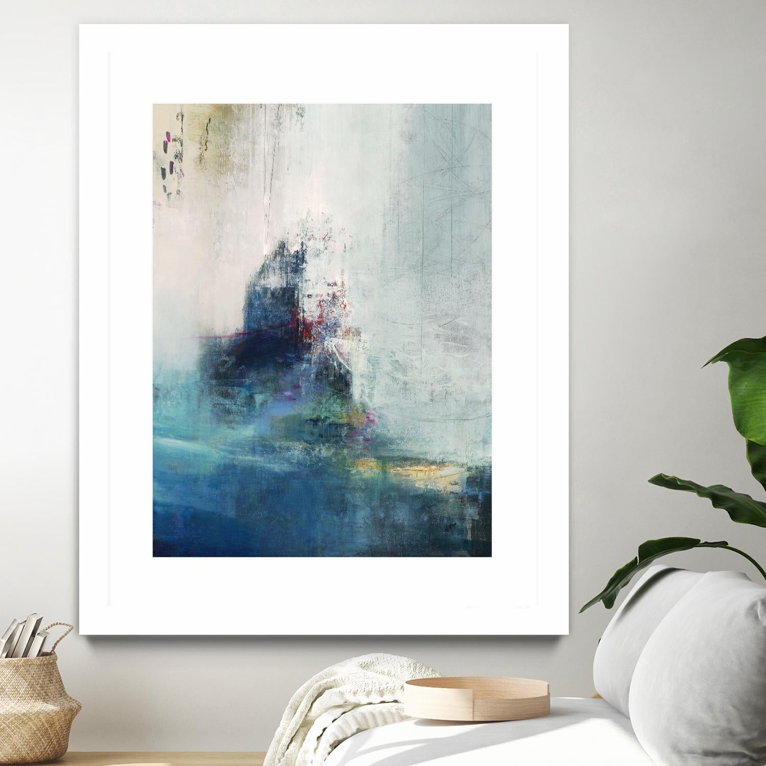 Longing II by Nancy Ngo on GIANT ART - blues abstract