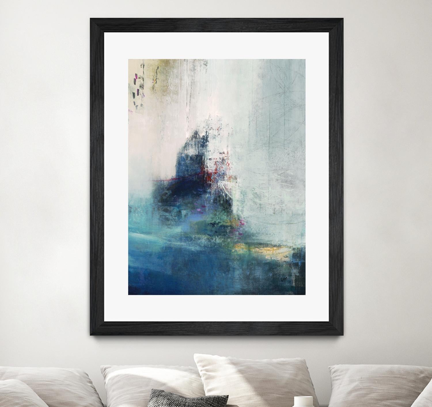 Longing II by Nancy Ngo on GIANT ART - blues abstract