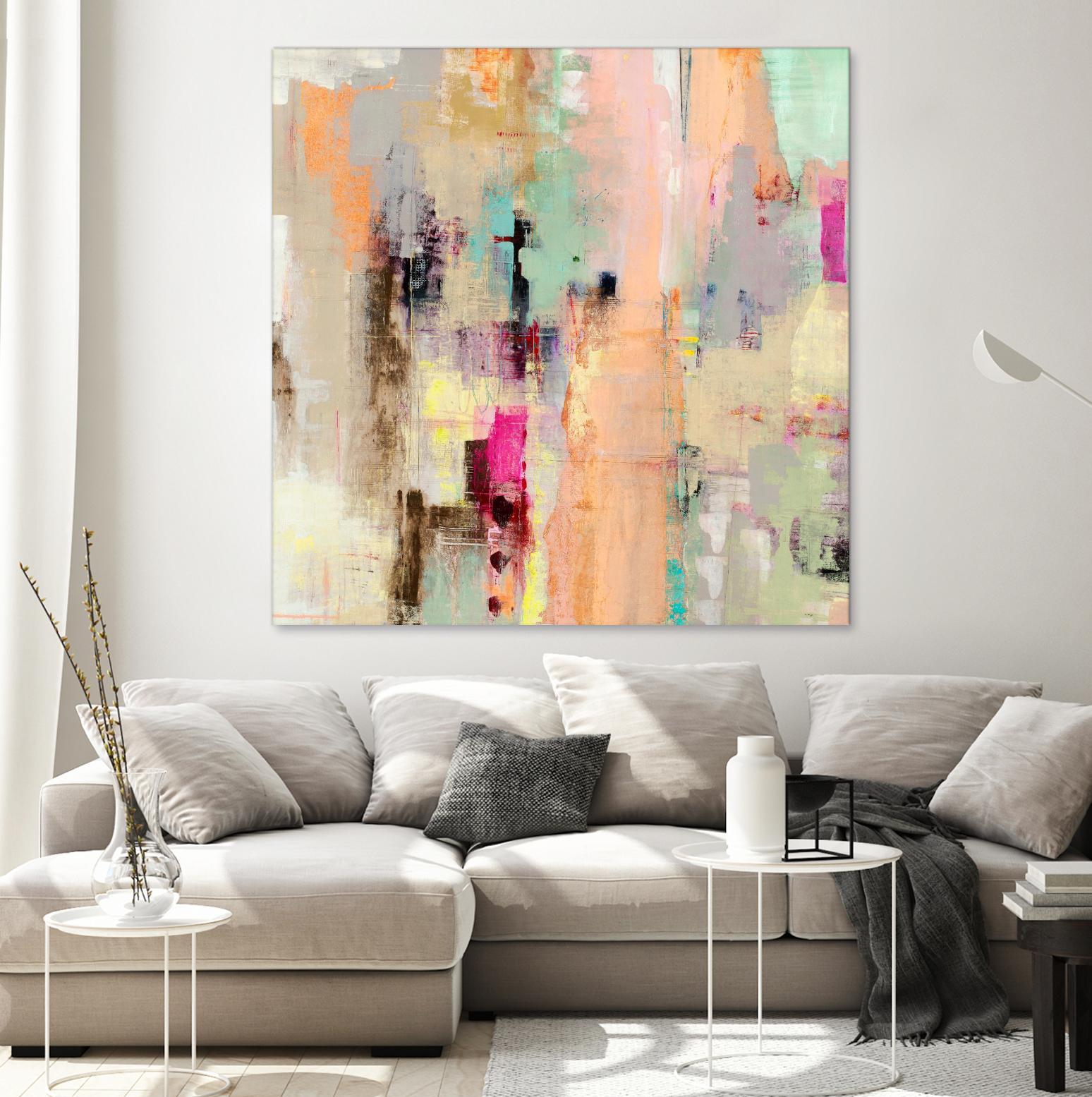 Clear The Air by Nancy Ngo on GIANT ART - blues abstract blues